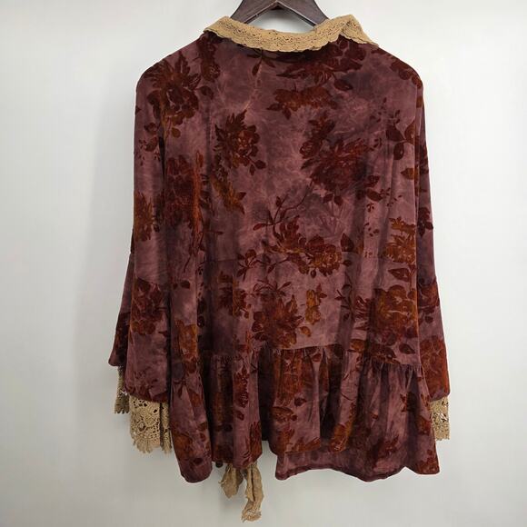 NWT Jaded Gypsy Crushed Petals Jacket One Size - Picture 10 of 10